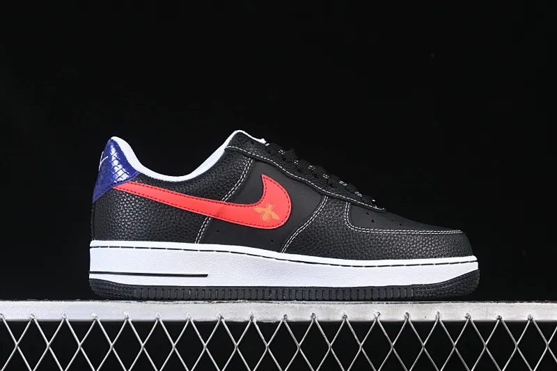 All categories Nk Air Force 1 Air Force series Nk Air Force 1 Low Air Force low-top Nike Air Force 1'07 Low Gucci joint black and red hook Air Force 1 low-top casual sneakers AH8462-001